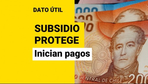 Inician pagos de marzo del Subsidio Protege: ¿Cómo puedo postular a los $200 mil mensuales?