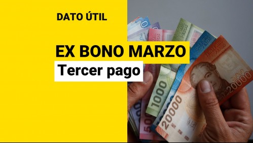 Ex Bono Marzo: Esta es la fecha del tercer pago del beneficio