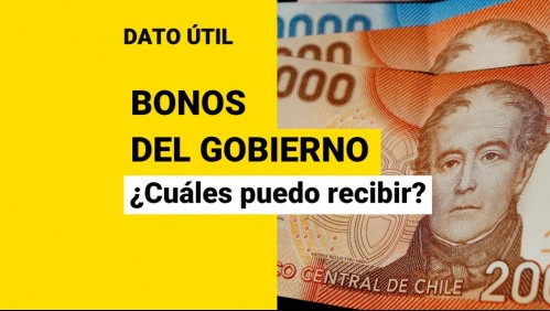 Bonos del Gobierno: Conoce todos los pagos que puedes recibir