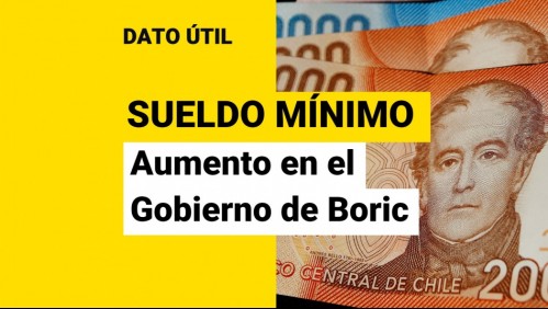 Proyecto de aumento del sueldo mínimo será presentado en abril: ¿Cuál sería el nuevo monto?