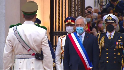 ¿Qué le dijo la Guardia de Palacio a Piñera en su salida de la Moneda?
