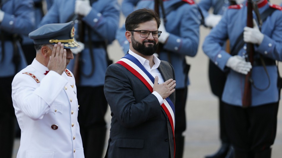 Presidente Boric realiza un homenaje a Salvador Allende en La Moneda