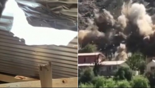 'Entró una piedra como un meteorito': Casas resultan con graves daños tras detonación para construir un camino