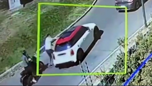 Video muestra momentos de la encerrona y baleo a Cristián de la Fuente y su hija en Lo Barnechea