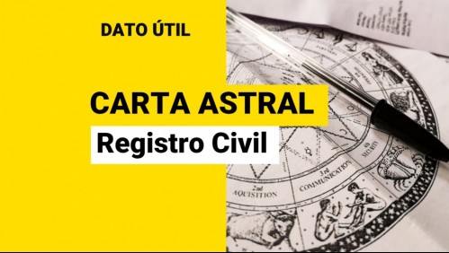 Carta Astral: ¿Qué es y cómo obtener la partida de nacimiento en el Registro Civil?