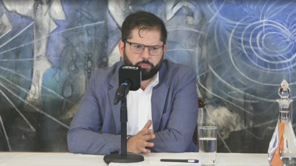 gabriel-boric Presidente Boric por escasez hídrica en la RM: