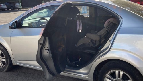Roban auto con una niña de un año en su interior en Recoleta