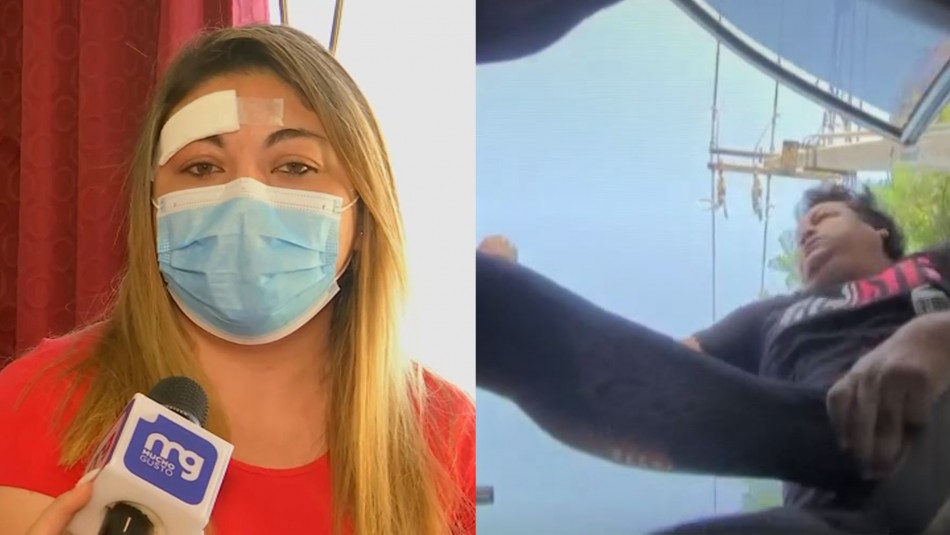 agresion Mujer agredida por conductor y su esposa embarazada: