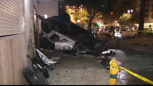 Conductor muere y su acompañante queda grave tras persecución a vehículo que huyó de control policial