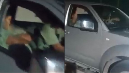 'No estaban haciendo la pega': Concejala denunció a Carabineros durmiendo dentro de auto y fueron dados de baja