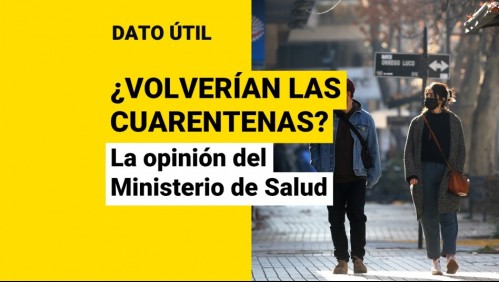 ¿Cuarentenas en invierno?: Esto dijeron desde el Ministerio de Salud