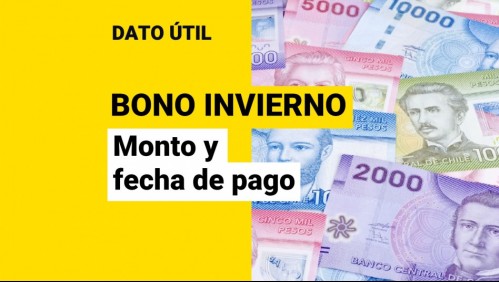 Bono Invierno 2022: ¿Qué monto recibiré y cuál es la fecha de pago?