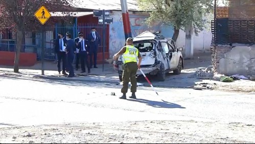 Auto robado a Natalia Compagnon en un portonazo termina destruido tras persecución y choque