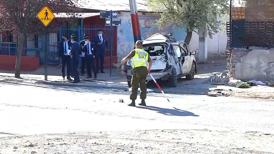 compagnon-portonazo Auto robado a Natalia Compagnon en un portonazo termina destruido tras persecución y choque