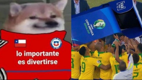 'El gran VARsinho': Revisa los mejores memes que dejó la derrota de Chile ante Brasil