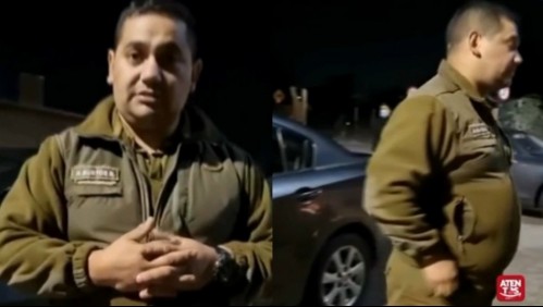 'Le puedo jurar': carabinero en aparente estado de ebriedad es dado de baja tras chocar y darse a la fuga