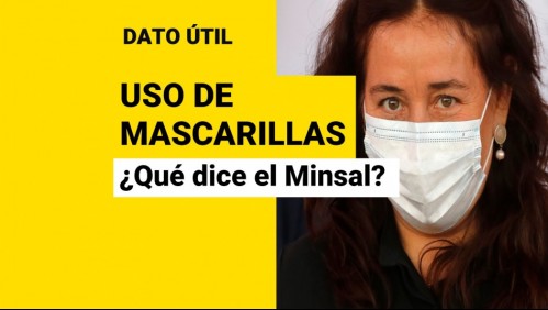 Mascarillas: ¿Qué expresó la ministra de Salud acerca de la flexibilización de su uso?