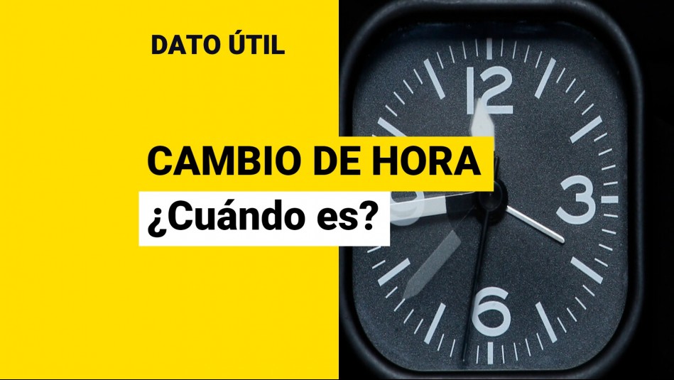 Se acerca el cambio de hora ¿Cuándo comenzará el horario de invierno