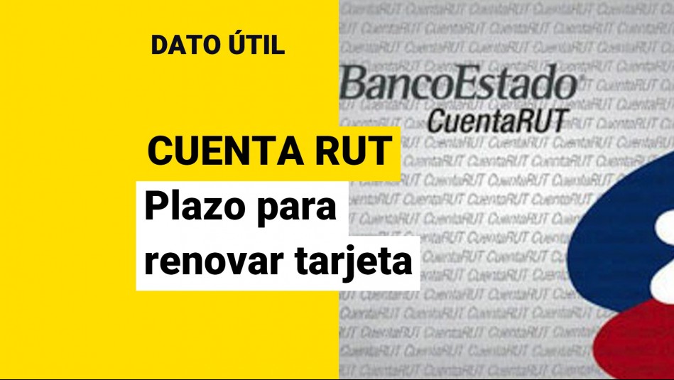 Últimos días: ¿Cuál es el último plazo para renovar la tarjeta de la Cuenta RUT? Últimos días: ¿Cuál es el último plazo para renovar la tarjeta de la Cuenta RUT?
