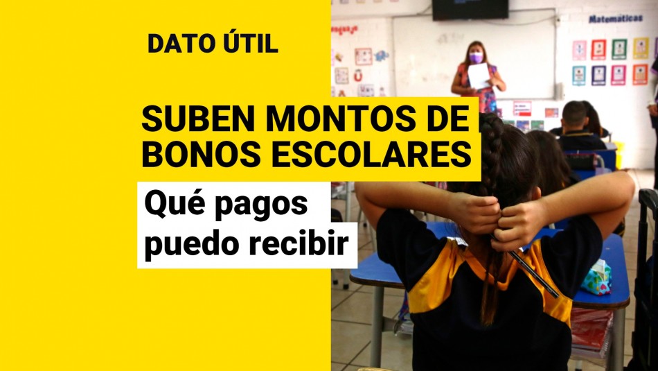 Aumentan montos de bonos escolares ¿Qué pagos puedo recibir