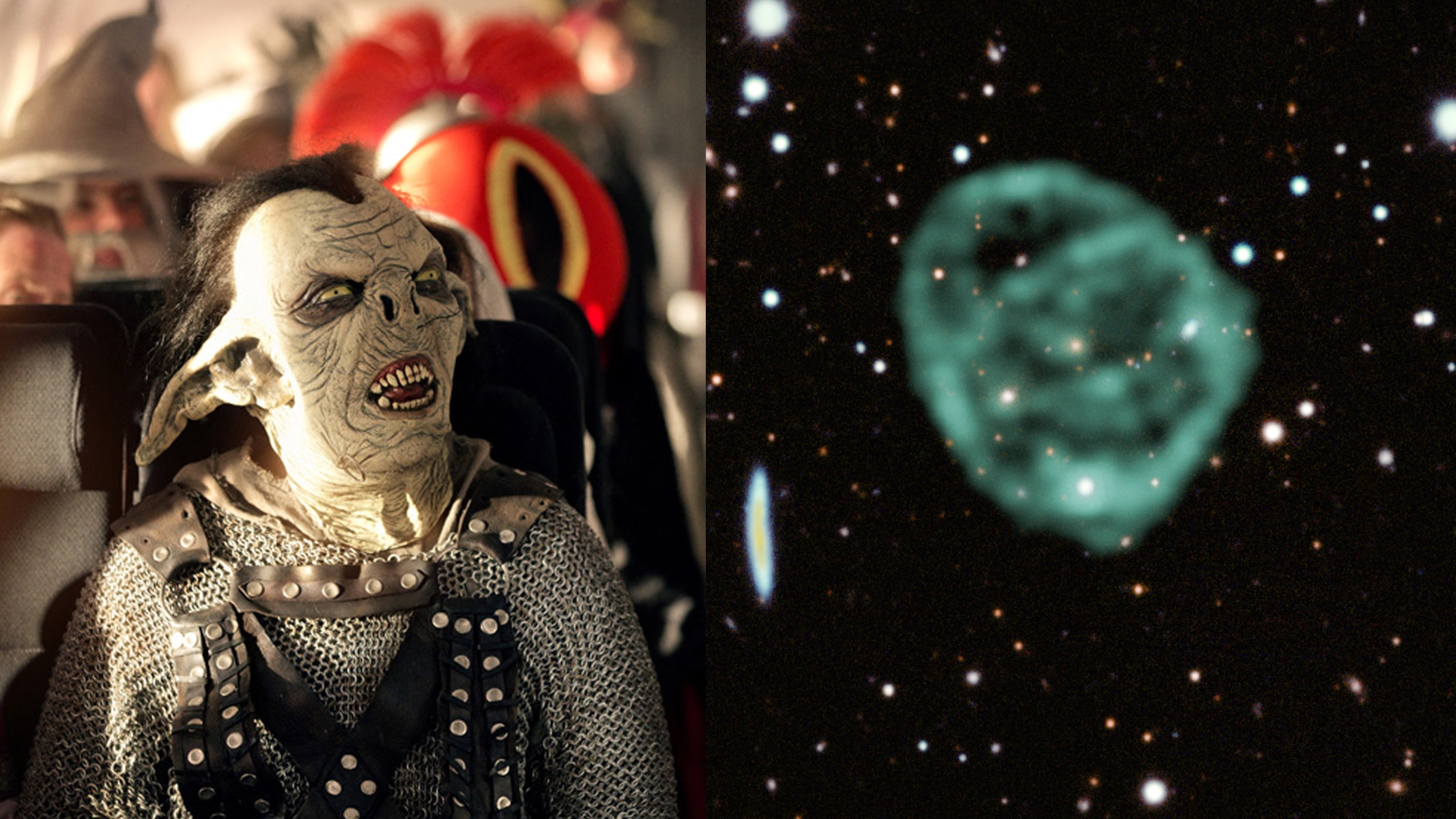 A la izquierda un orco de 