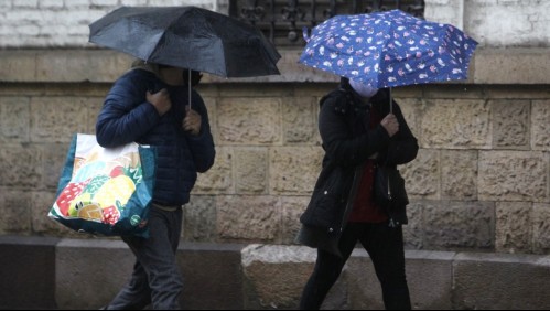 Lluvia en el sur: estas son las regiones donde habrá precipitaciones este lunes