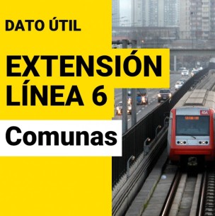 Extensión Línea 6 del Metro: ¿En qué comunas estarán las nuevas estaciones?