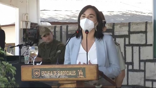 Siches arenga a Carabineros en el Día del Joven Combatiente: 'Cuídense mucho y cuidemos a todos los habitantes del país'