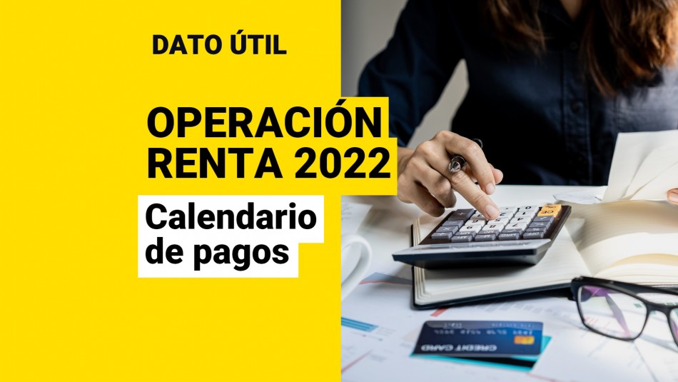operacion renta 2022 calendario de pagos