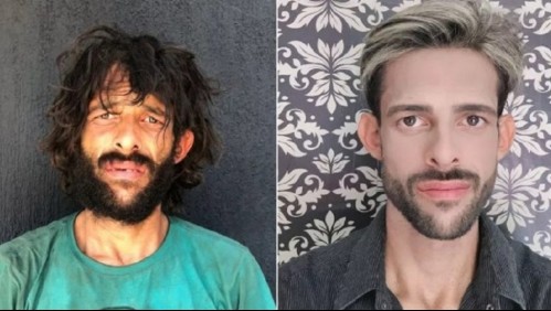 'Ya no quiero ser ese hombre': La increíble transformación de un indigente en manos de un estilista de famosos