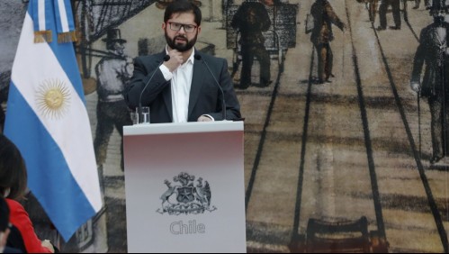 'Aquí tiene un aliado contra la desigualdad', Wallmapu y Galvarino Apablaza: qué dijo Boric en conferencia en Argentina