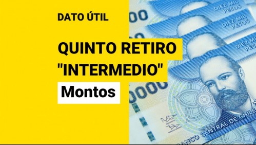 Quinto retiro 'intermedio': ¿Cuánto dinero podría sacar de la AFP?