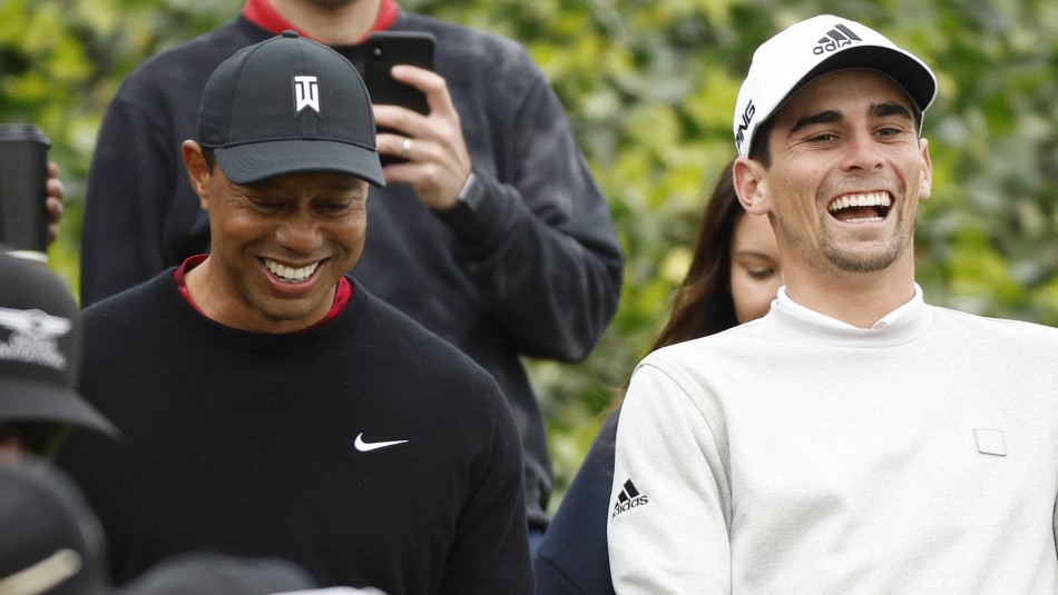 Masters de Augusta: Chileno Joaquín Niemann maravilla al público en el regreso de Tiger Woods