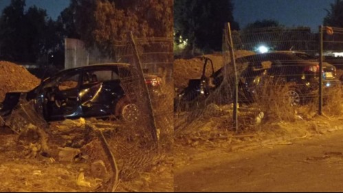 Violento choque con resultado de muerte en Maipú: Conductor iba en estado de ebriedad