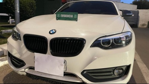 Encuentran vehículo robado en violenta encerrona a futbolista de Audax Italiano