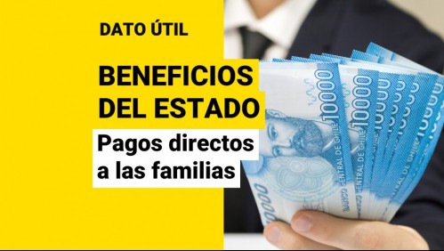 Beneficios del Estado: ¿Qué bonos y subsidios llegarán directo a las familias?