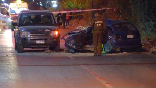 Dos jóvenes mueren en accidente vehicular: Perdieron el control del auto al pasar por un lomo de toro