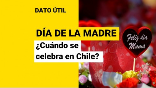Día de la madre: ¿Cuándo se celebra esta fecha en Chile?