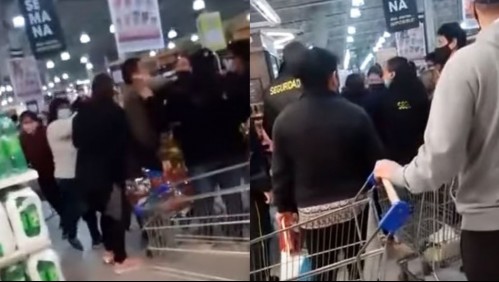 Clientes desesperados se insultan y se 'pelean' por promoción de huevos de Pascua en un supermercado