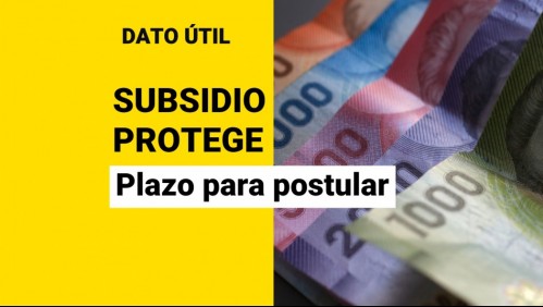 Subsidio Protege de abril: Esta es la fecha límite para postular a los $200.000 mensuales