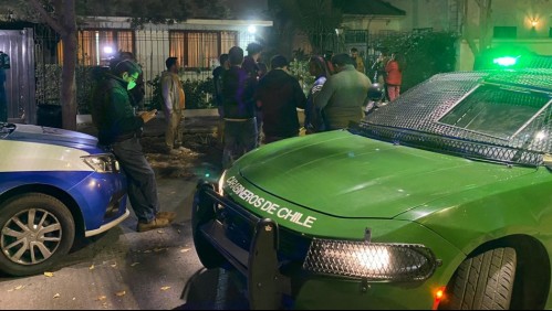 Siete sujetos irrumpen en casa de Ñuñoa mientras familia cenaba y se roban dos autos: 'Pensábamos que era broma'