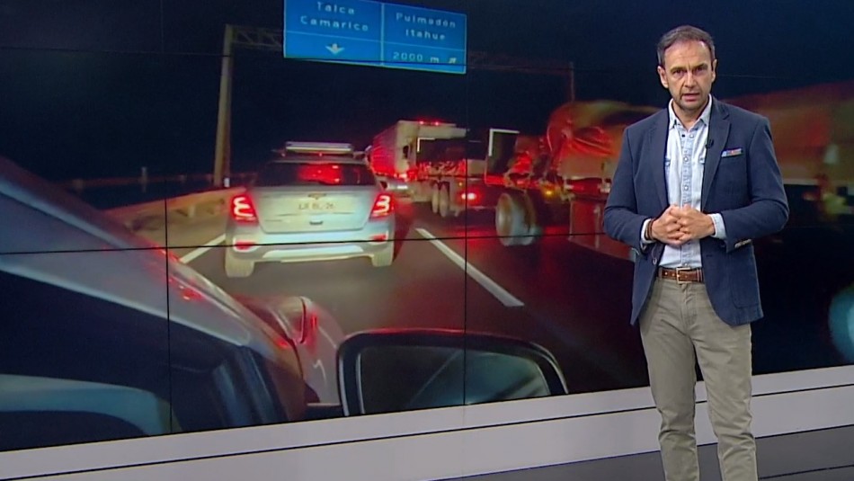 Rodrigo Sepúlveda por kilométrico taco de hasta 12 horas en Ruta 5 Sur: Rodrigo Sepúlveda por kilométrico taco de hasta 12 horas en Ruta 5 Sur: