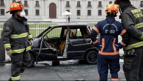 Hombre que resultó quemado al estallar su auto es hermano de Pedro Carrión: 'Quería hacer un acto de protesta'
