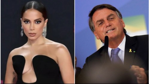 'Búscate algo para hacer': Popular cantante Anitta bloquea al Presidente Bolsonaro en Twitter