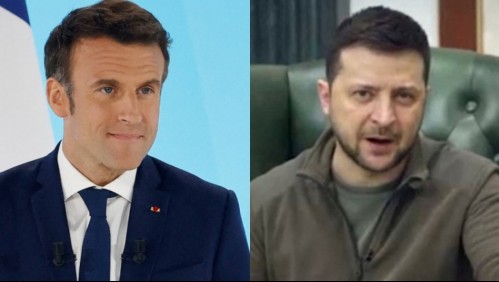 Zelenski dice que invitó a Macron a Ucrania para que constate que hay un 'genocidio'