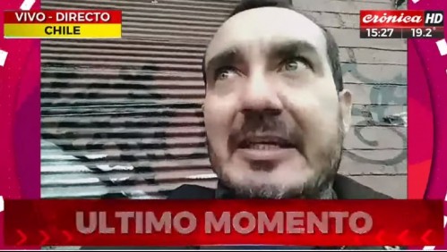'Este es el Chile de ahora': Periodista chileno sufre intento de asalto mientras despachaba en vivo para Argentina