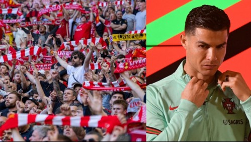 Afición del Liverpool rinde un minuto de aplausos a Cristiano Ronaldo tras pérdida de su hijo recién nacido