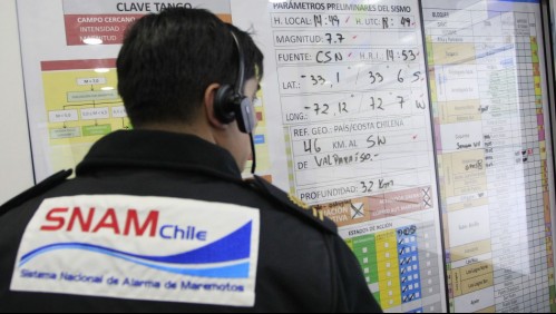 SHOA descarta tsunami en costas chilenas tras temblor 5.8 en el norte