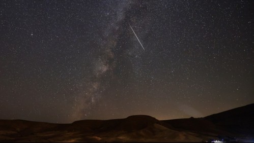 Se acerca el mejor día: Así se verá la lluvia de estrellas líridas desde Santiago