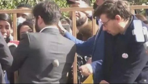 'Se declara ilegal la detención': Tribunal deja en libertad a sujeto que lanzó piedra a Presidente Boric